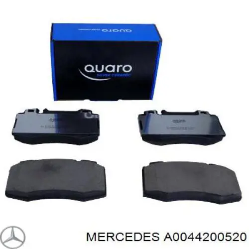 Тормозные колодки Mercedes A0044200520