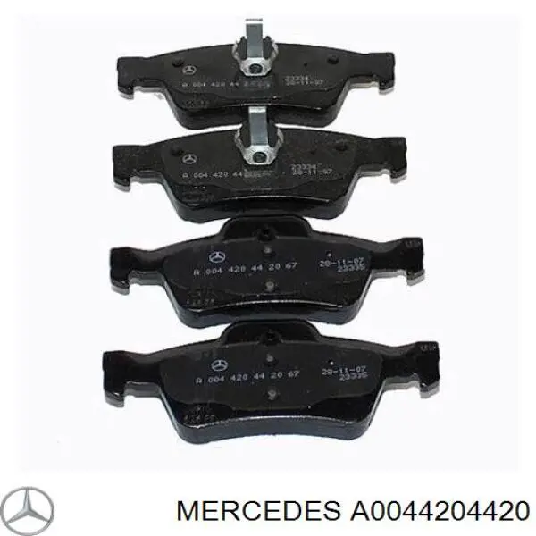 A0044204420 Mercedes колодки тормозные задние дисковые