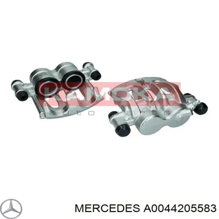 Купить A0044205583 Mercedes Суппорт тормозной передний левый