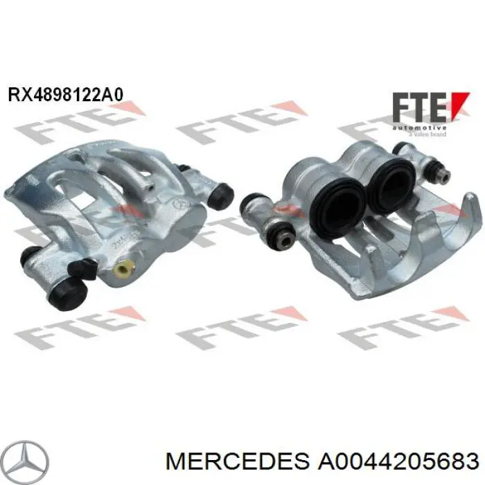 A0044205683 Mercedes суппорт тормозной передний правый