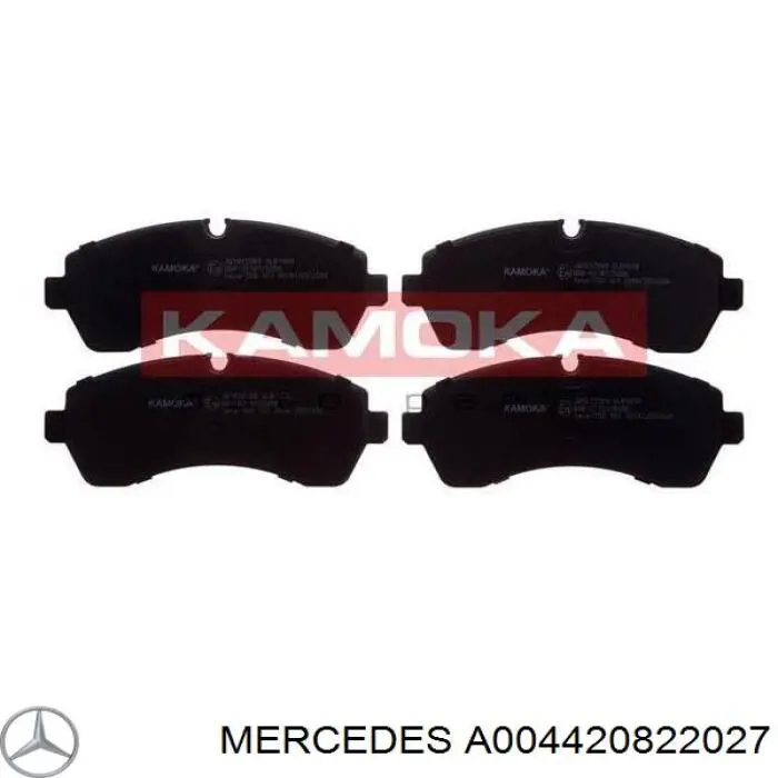 Передние тормозные колодки A004420822027 Mercedes