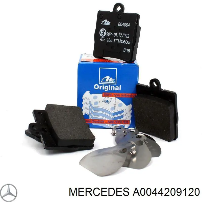 Compre A0044209120 Mercedes Sapatas do freio traseiras de disco
