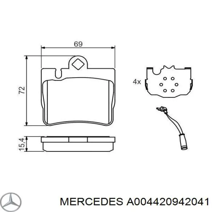  A004420942041 Mercedes