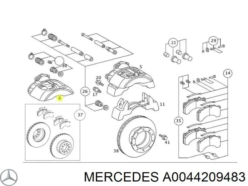  A0044209483 Mercedes