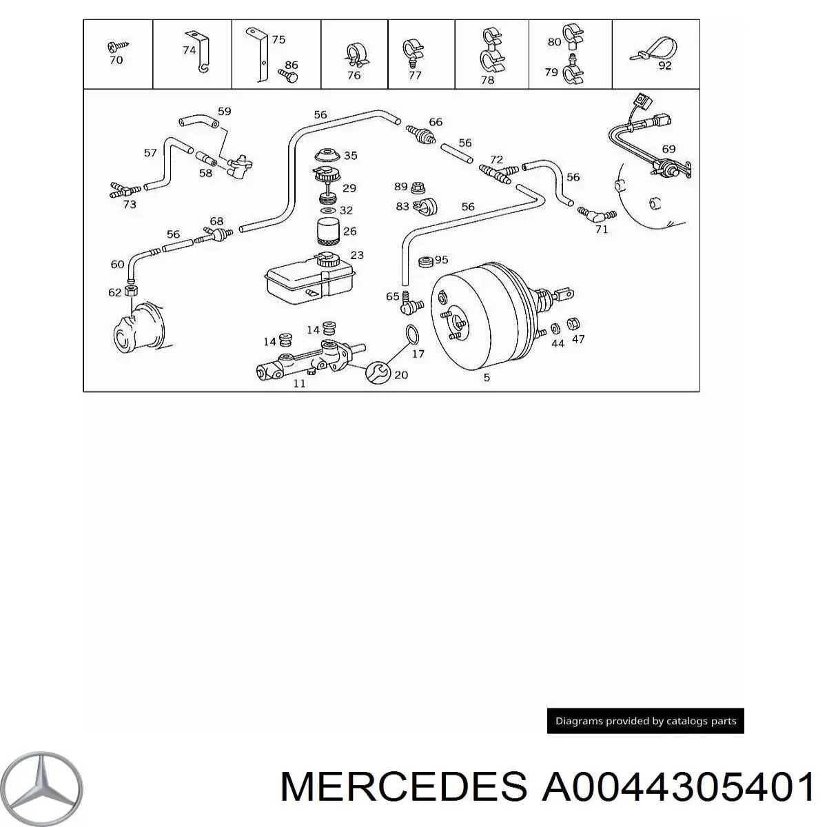  0044305401 Mercedes