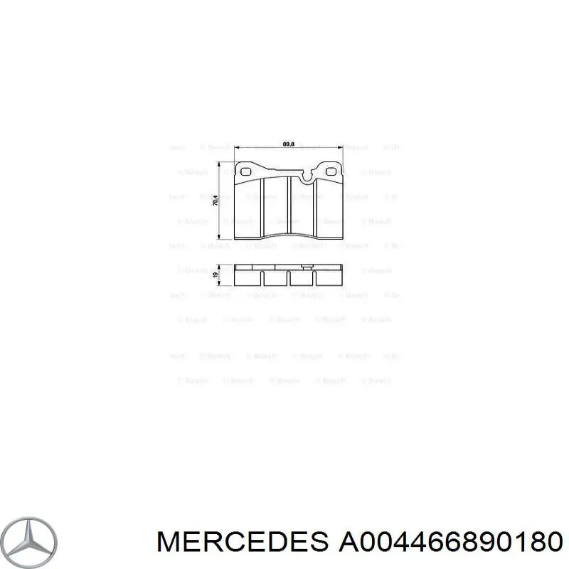 Насос ГУР 0044668901 Mercedes