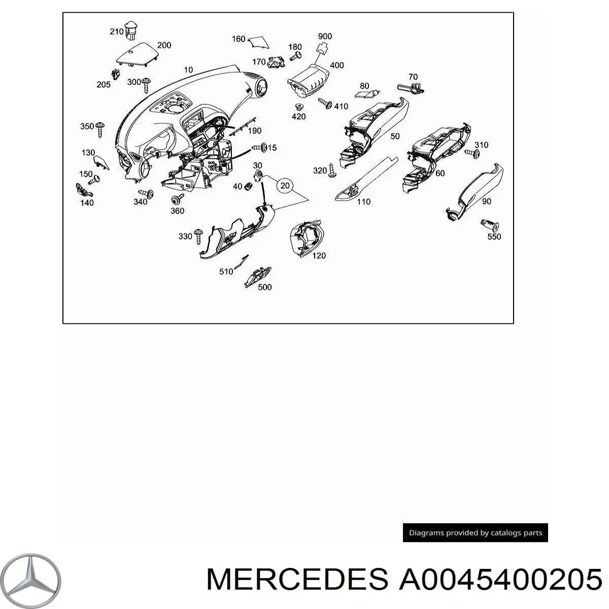 Купить A0045400205 Mercedes 
