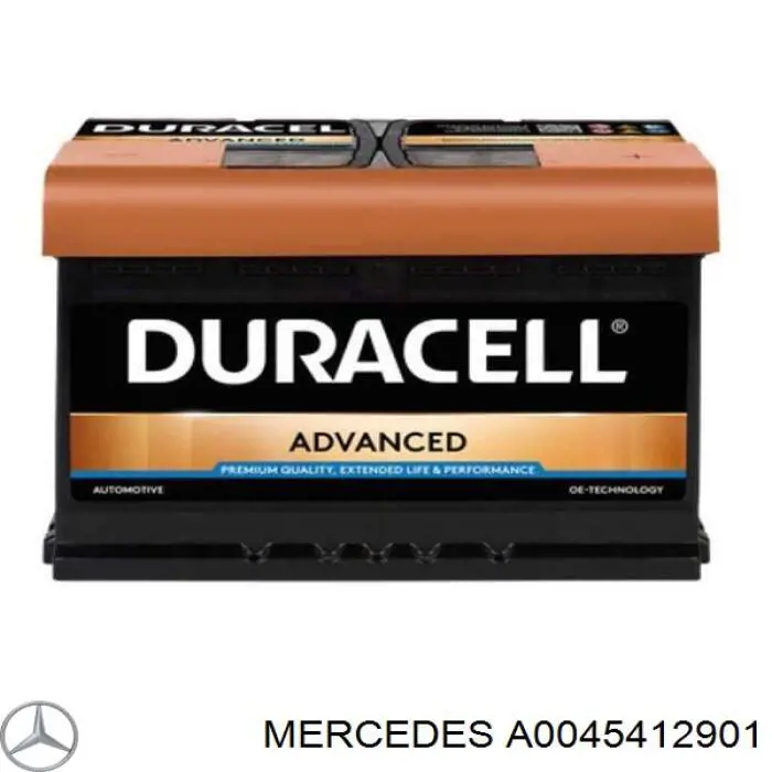 A0045412901 Mercedes Аккумуляторная батарея