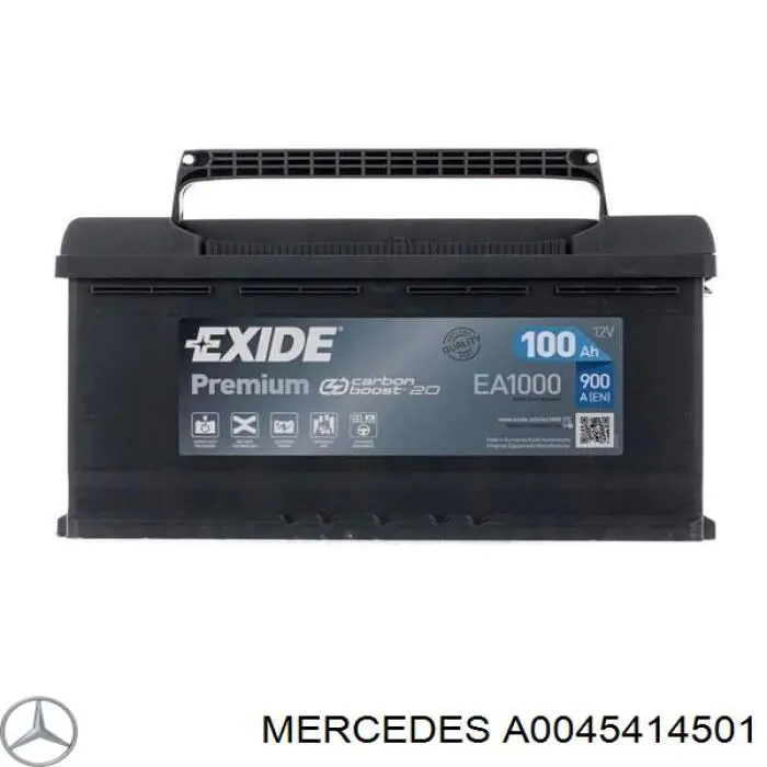 Аккумулятор Mercedes A0045414501