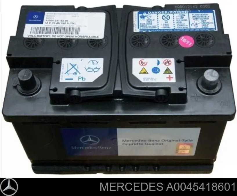 Аккумулятор Mercedes A0045418601