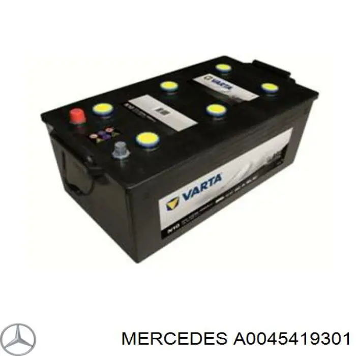 Аккумулятор Mercedes 220 А/ч 12 В A0045419301