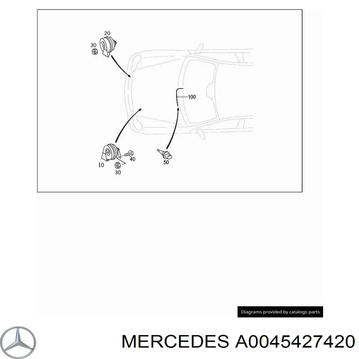 Автомобильный клаксон VAG 6R0951221A цена, от 10.03 USD