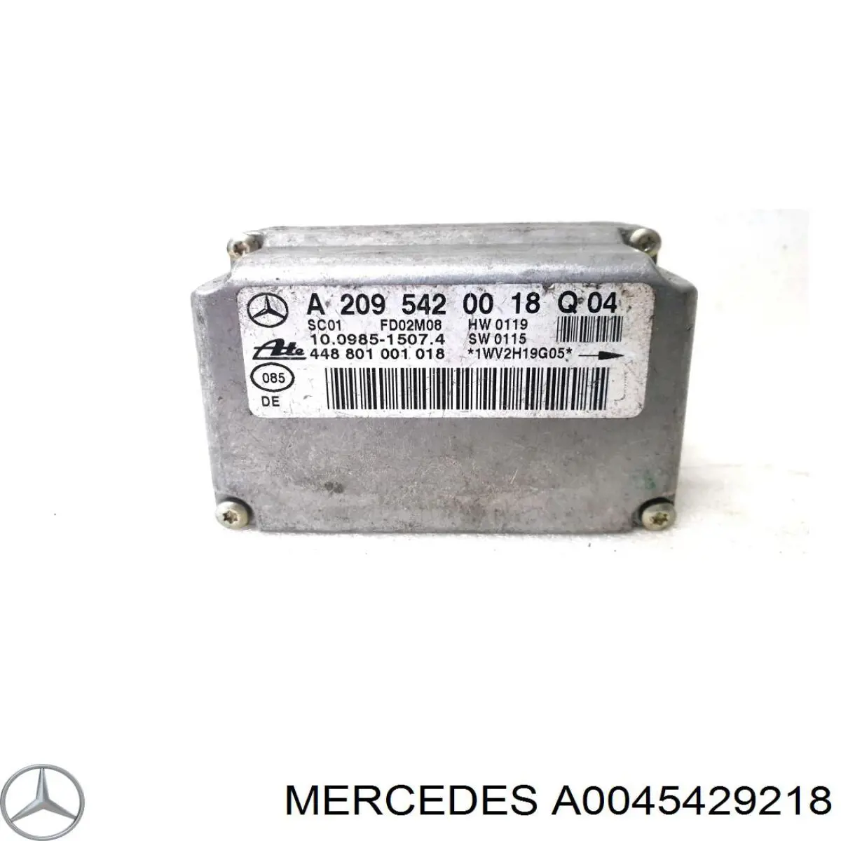A0045429218 Mercedes датчик поперечного ускорения (esp)