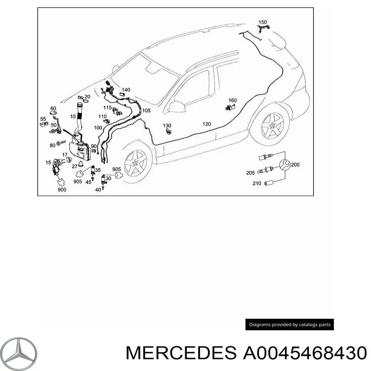 A0045468430 Mercedes 