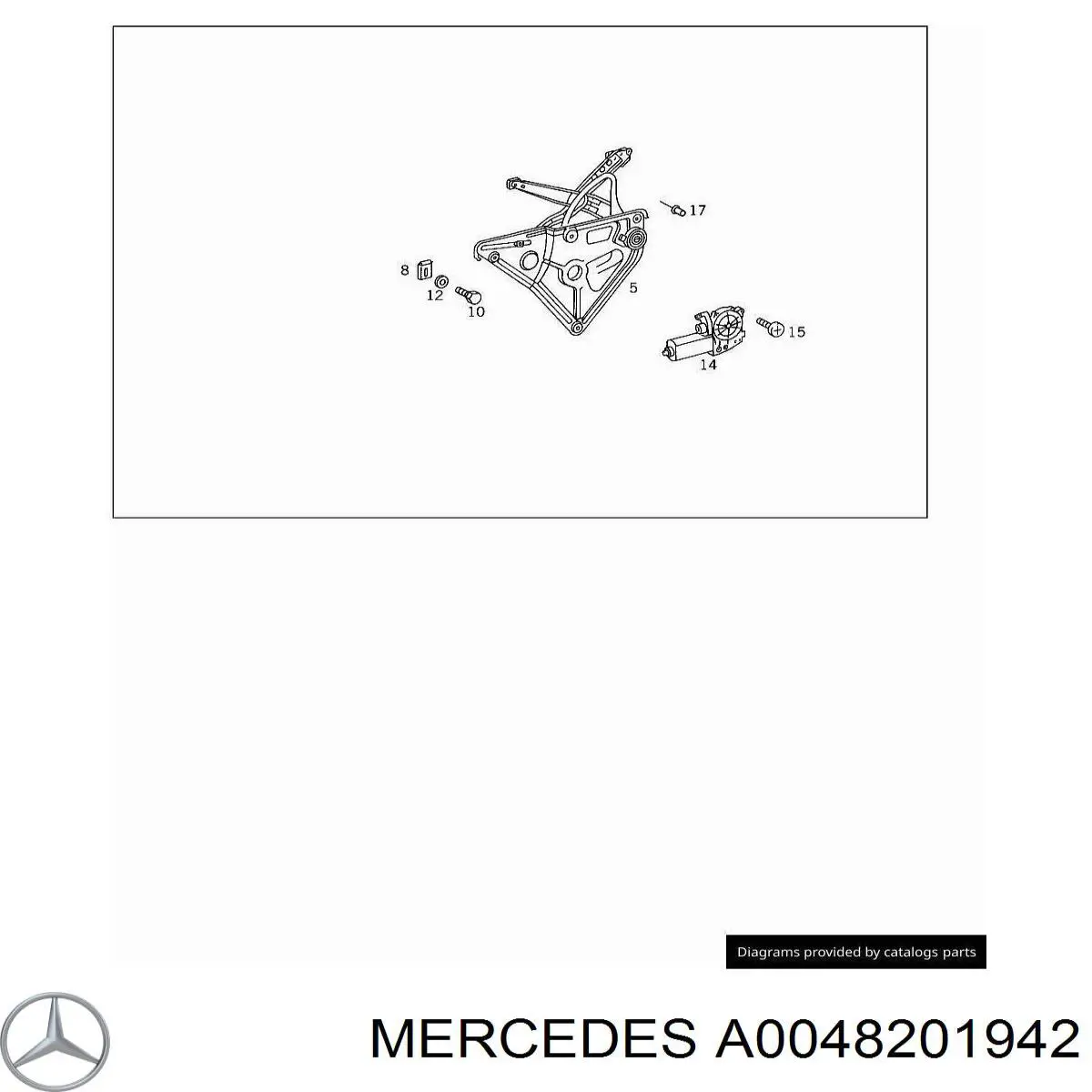 Мотор стеклоподъемника водительской двери Mercedes 0048201942 цена, от 24.18 USD