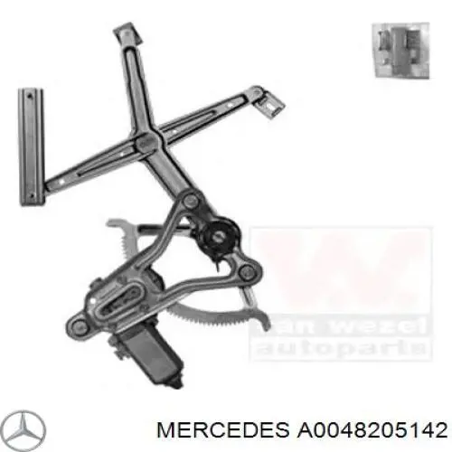 Купить A0048205142 Mercedes Мотор стеклоподъемника двери передней левой