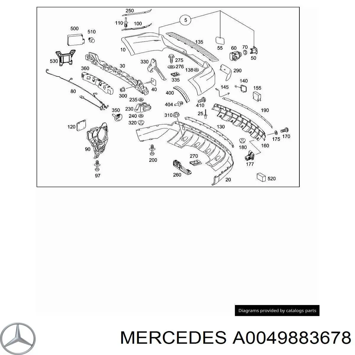  Mercedes A0049883678 цена, от 2.20 USD