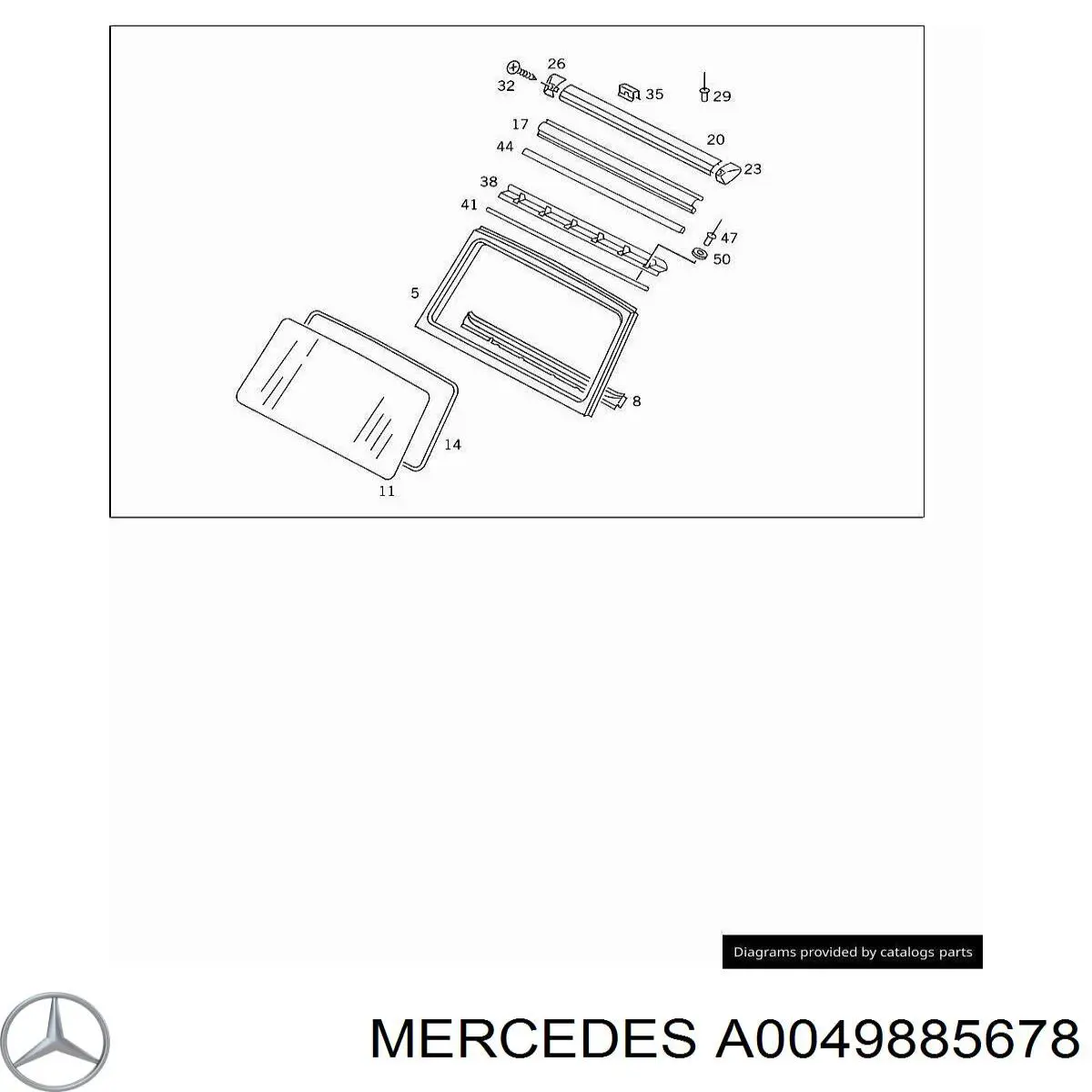  Mercedes A0049885678 цена, от 3.22 USD