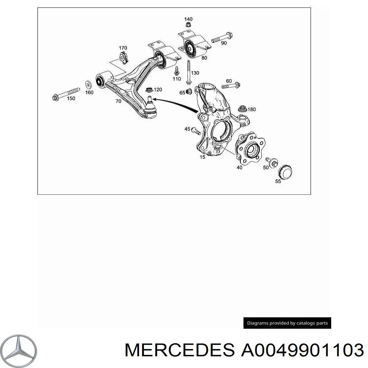  Mercedes 0049901103 цена, от 14.80 USD