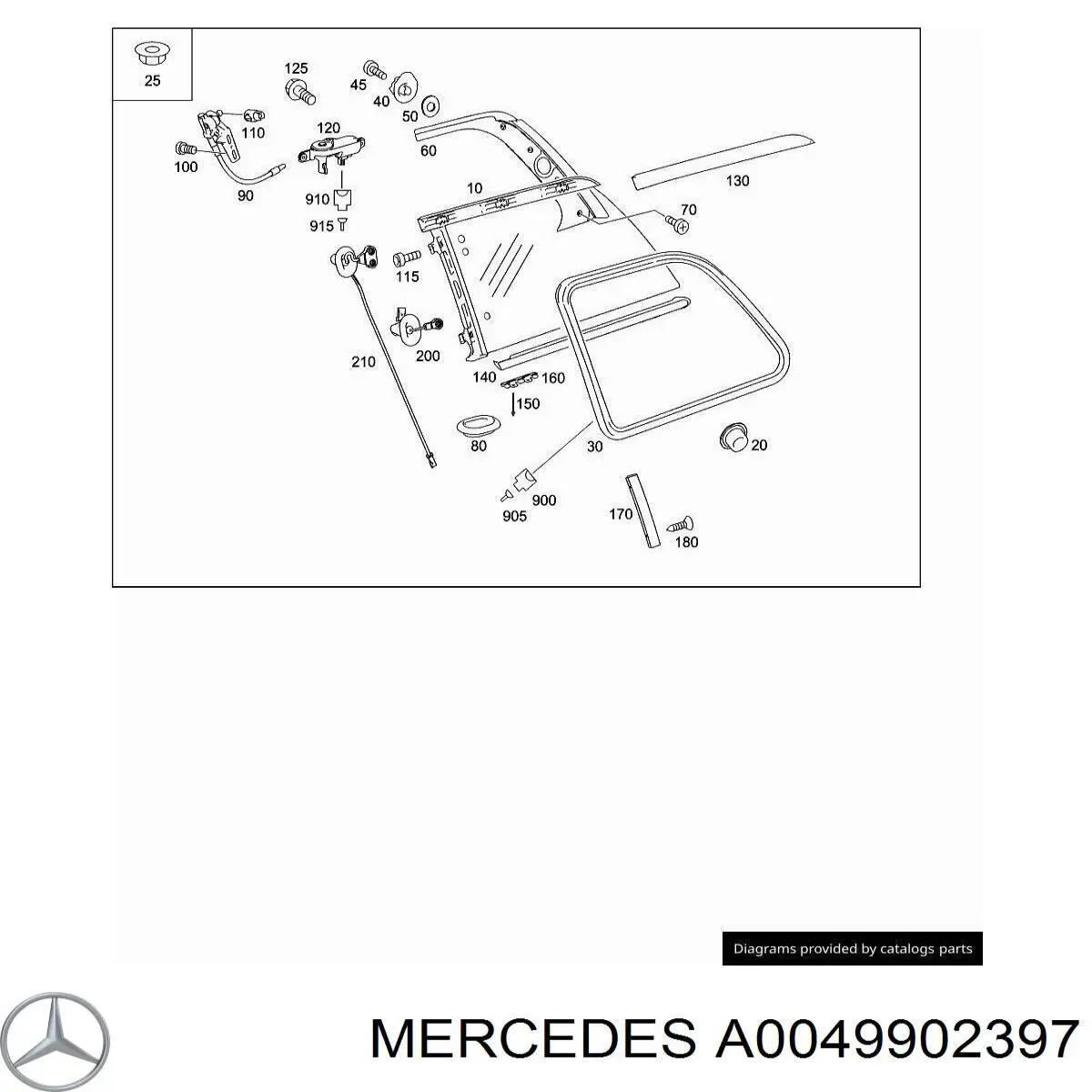 Купить 0039902497 Mercedes 