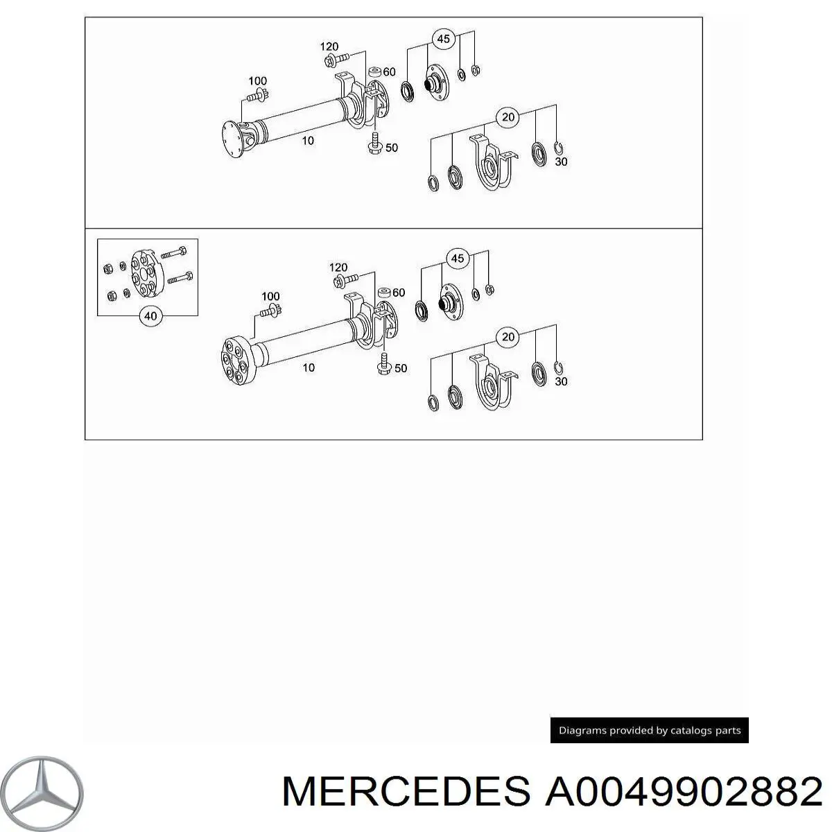 A0049902882 Mercedes 