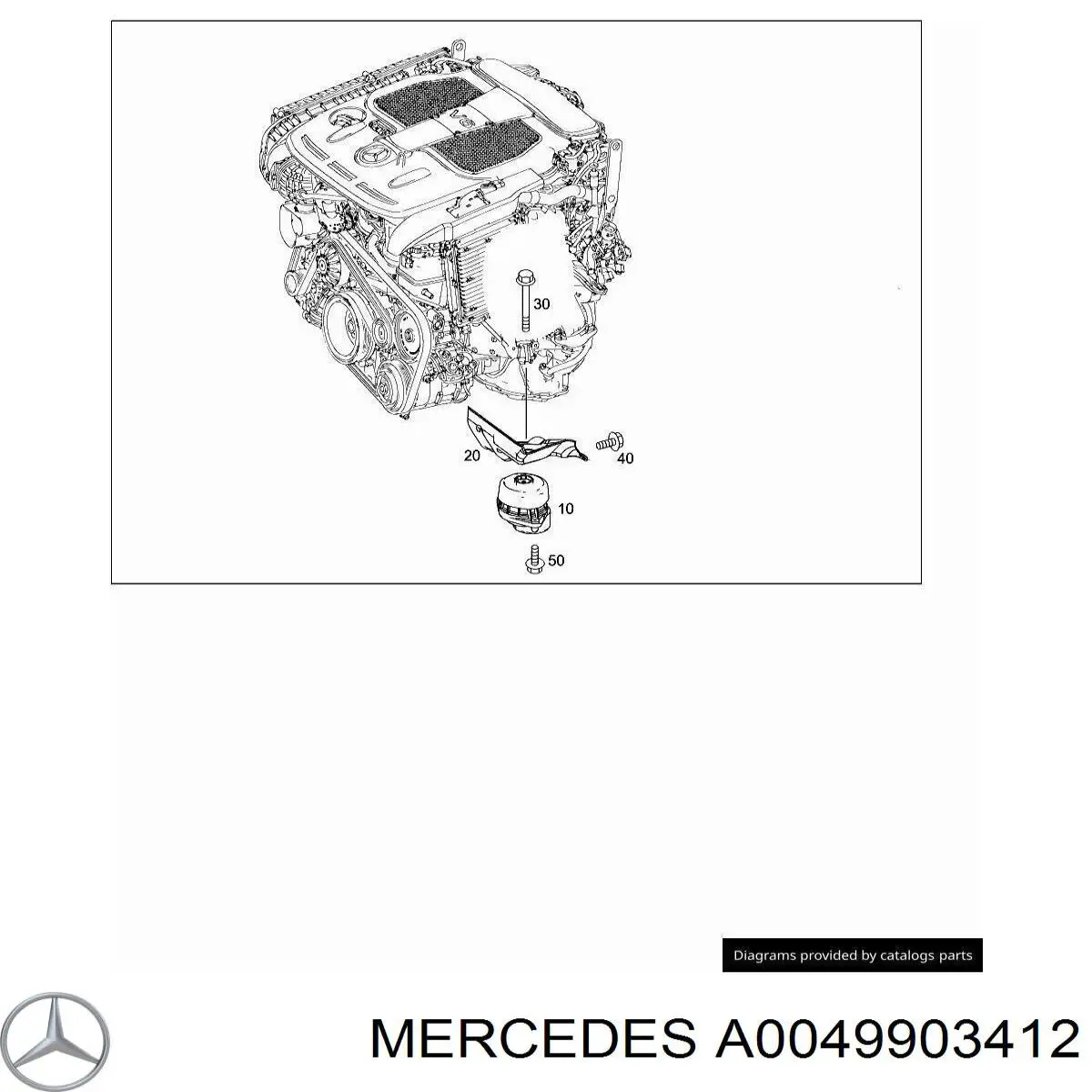 Купить A0049903412 Mercedes 