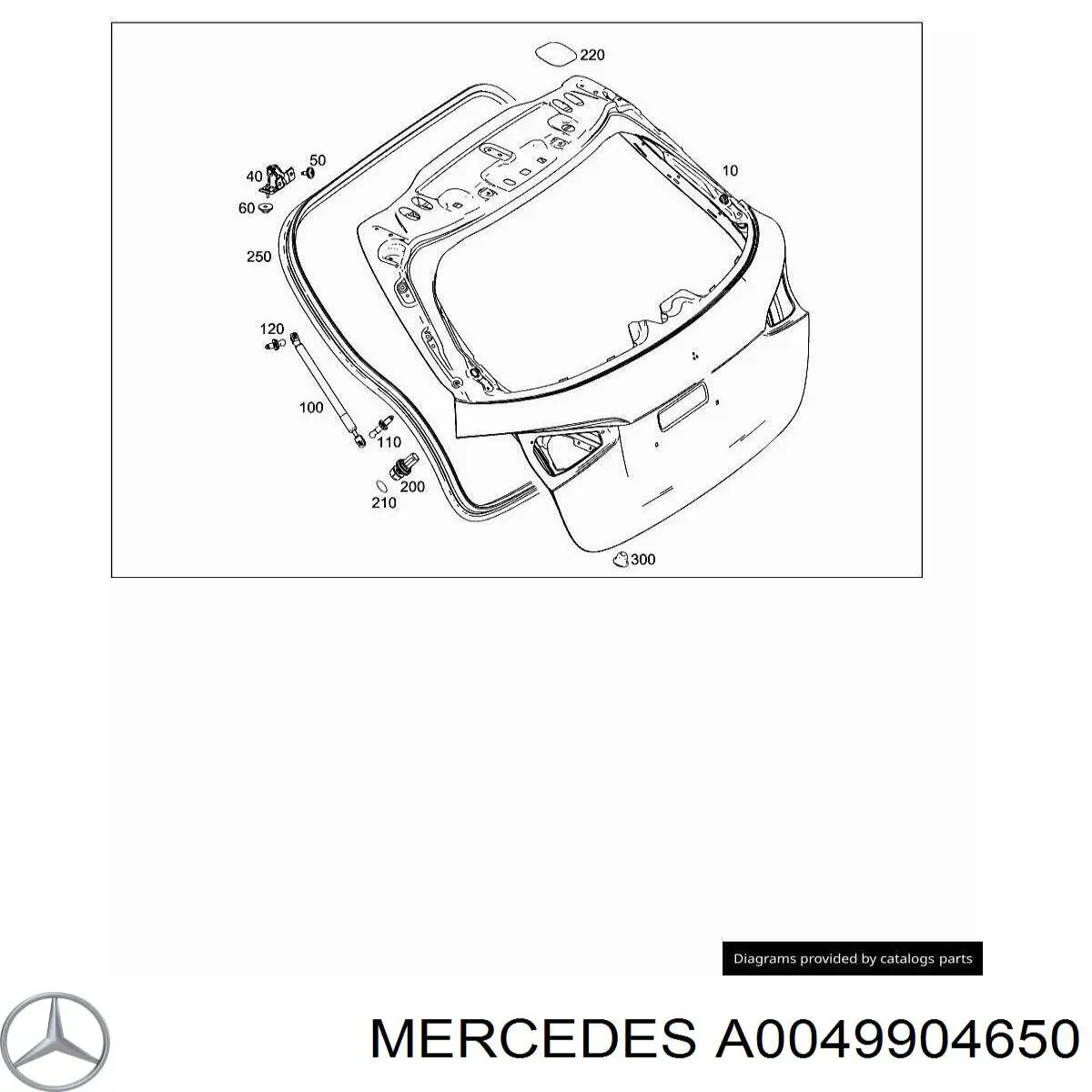  Mercedes A0049904650 цена, от 2.98 USD