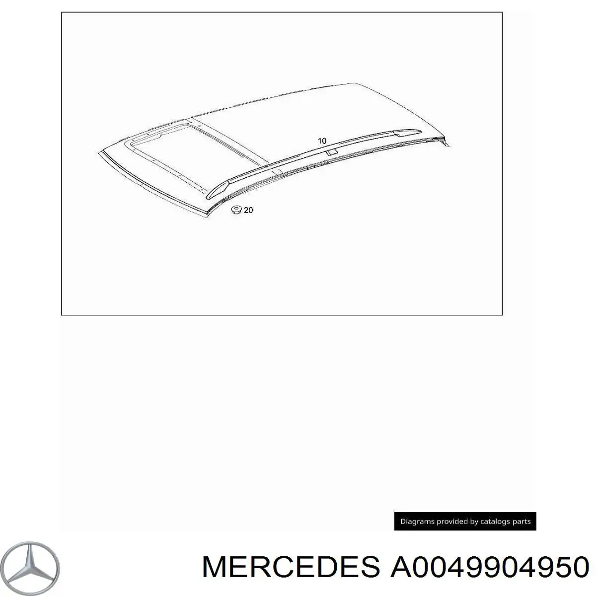 Купить A0049904950 Mercedes 