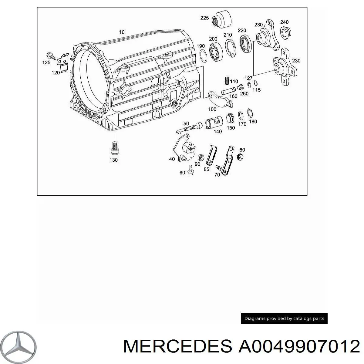 A0049907012 Mercedes 