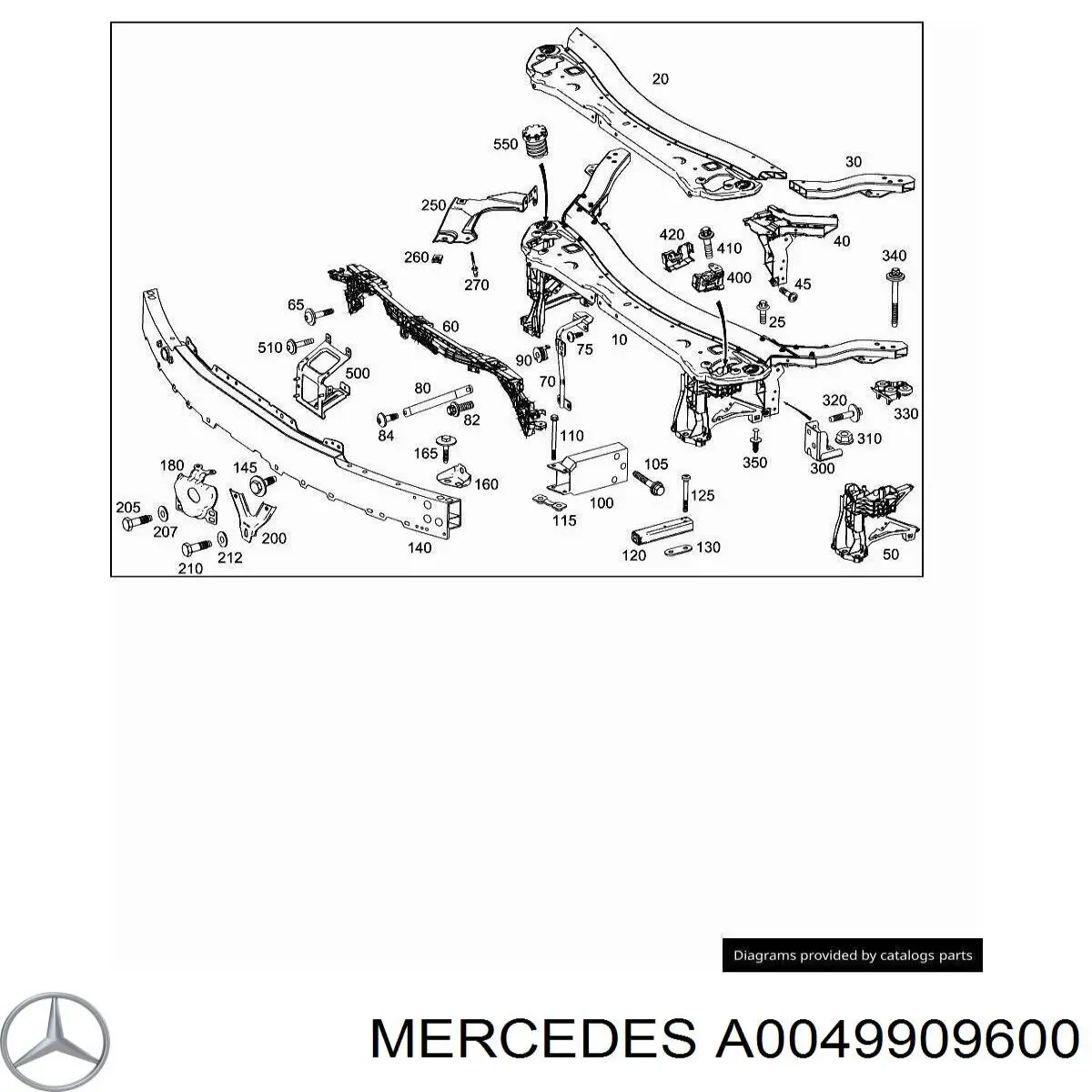 Купить A0049909600 Mercedes 
