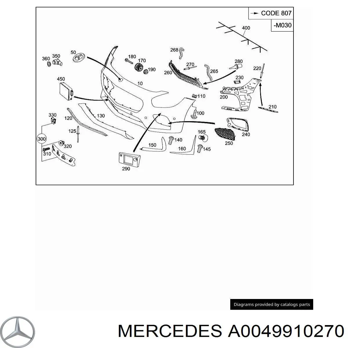  0049910270 Mercedes