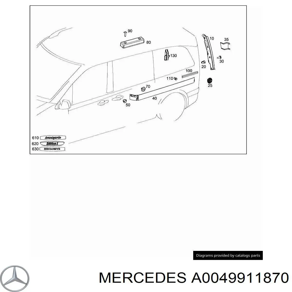  0049911870 Mercedes