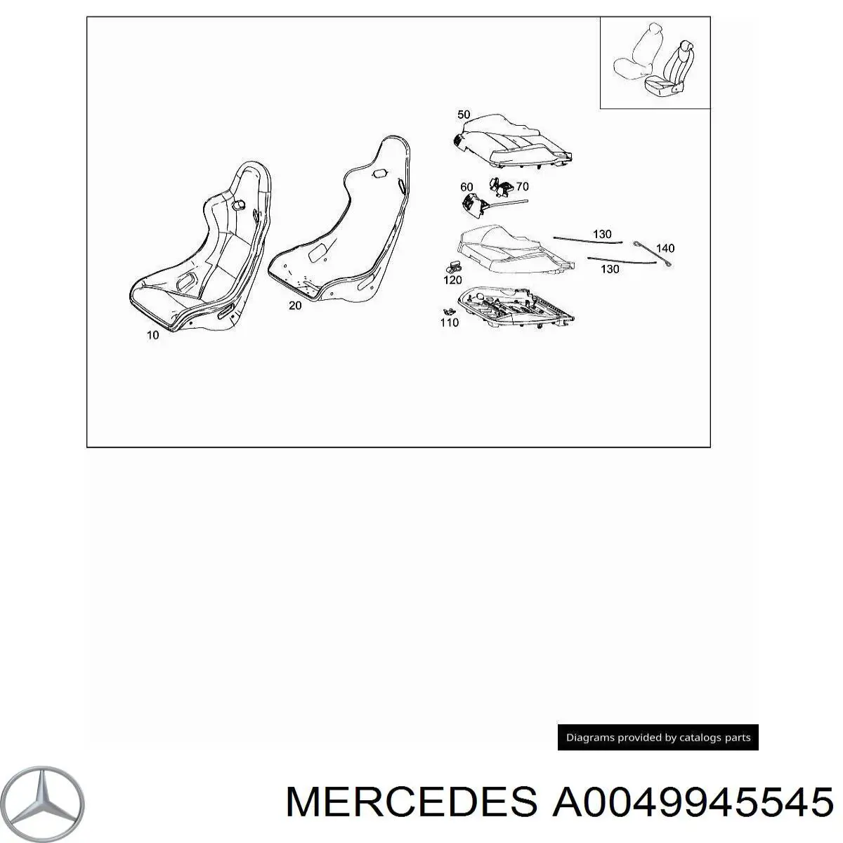  Mercedes A0049945545 цена, от 2.15 USD