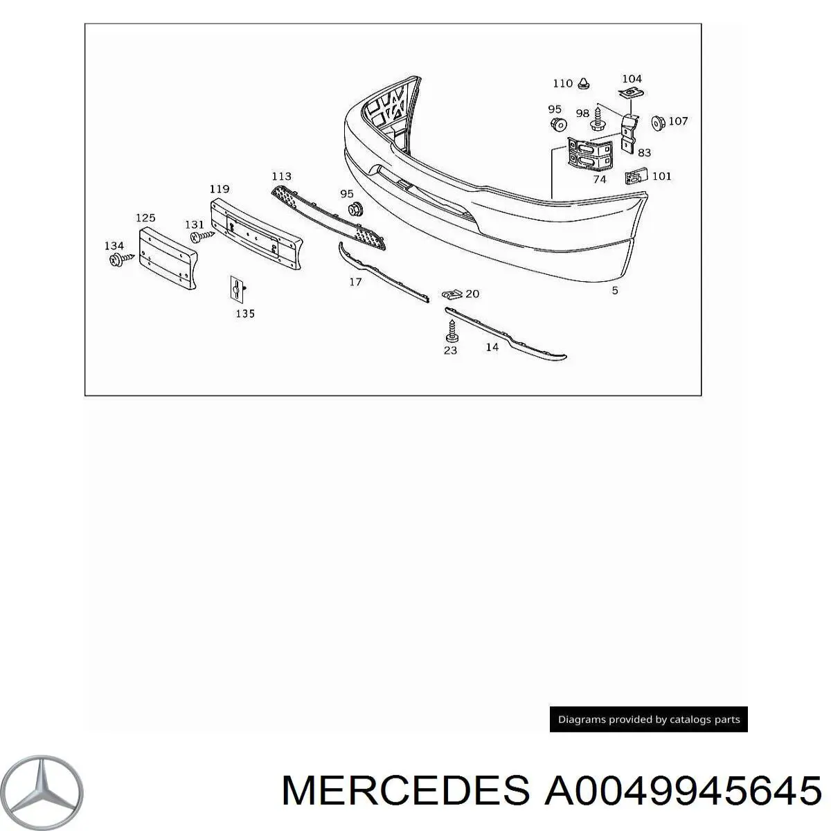 A0049945645 Mercedes 