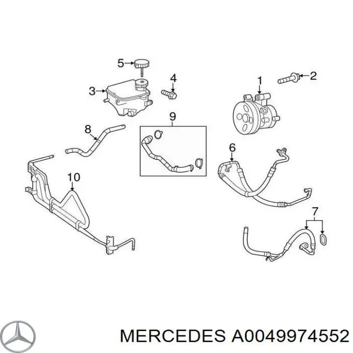  A0049974552 Mercedes