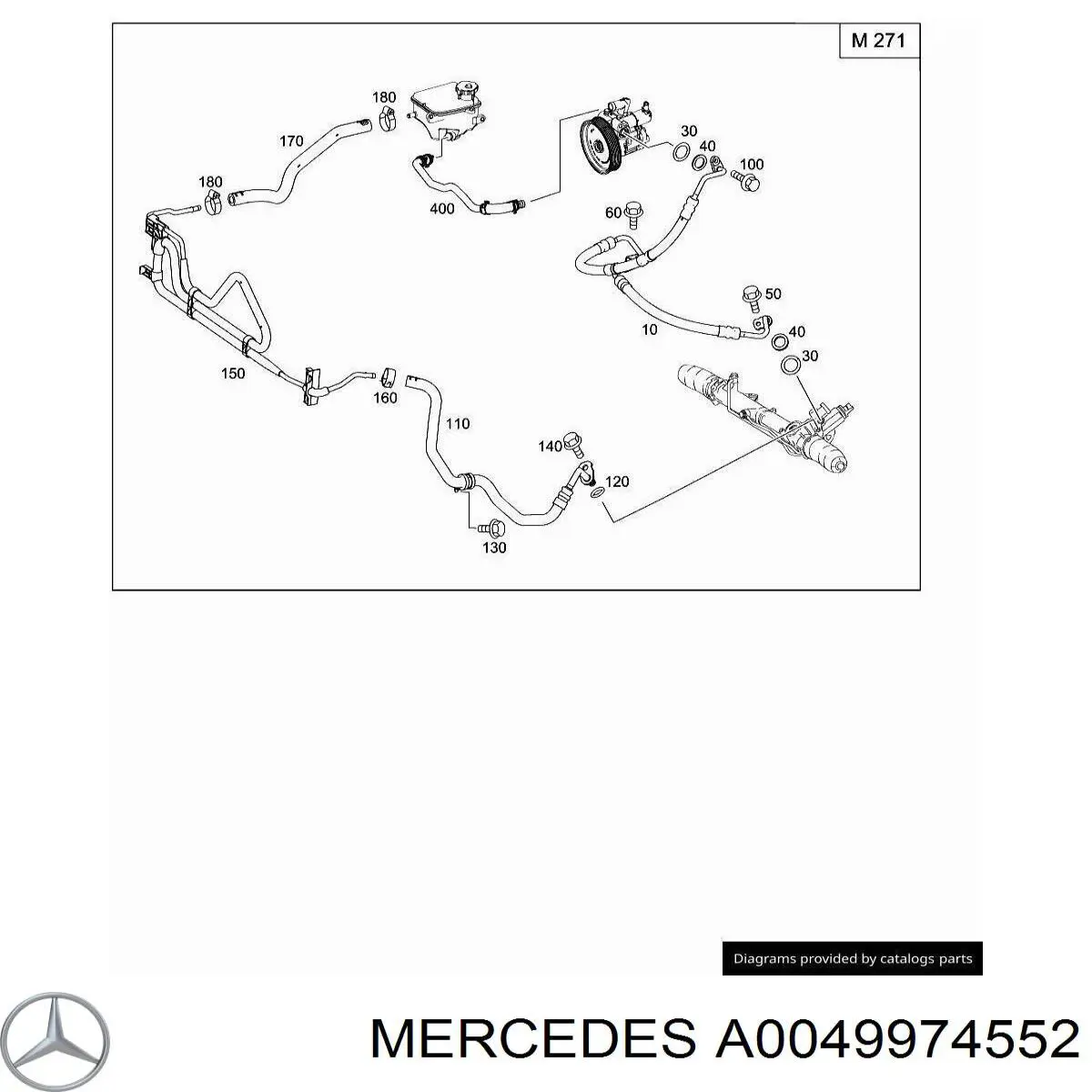 Купить A0049974552 Mercedes 