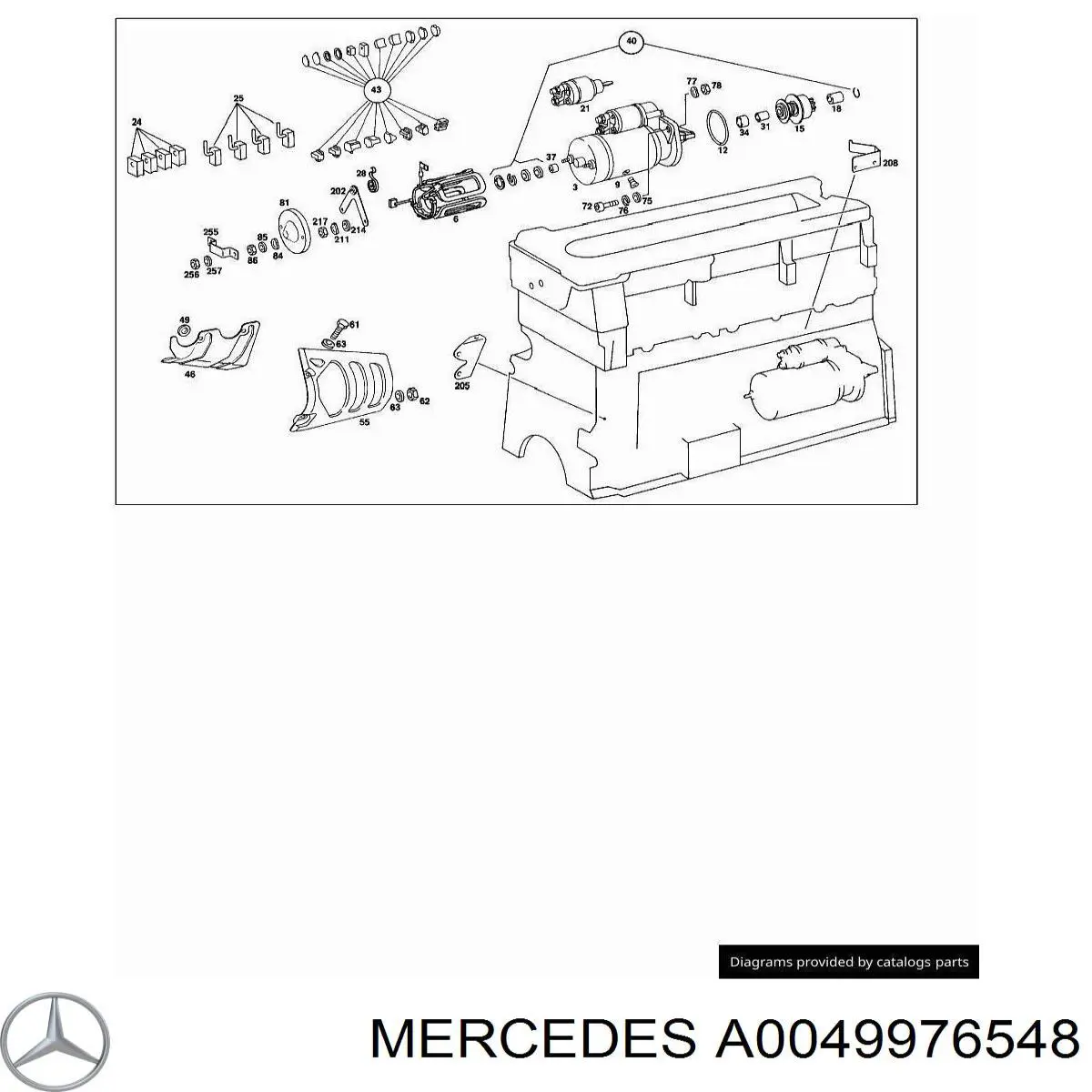  Mercedes A0049976548 цена, от 0.36 USD