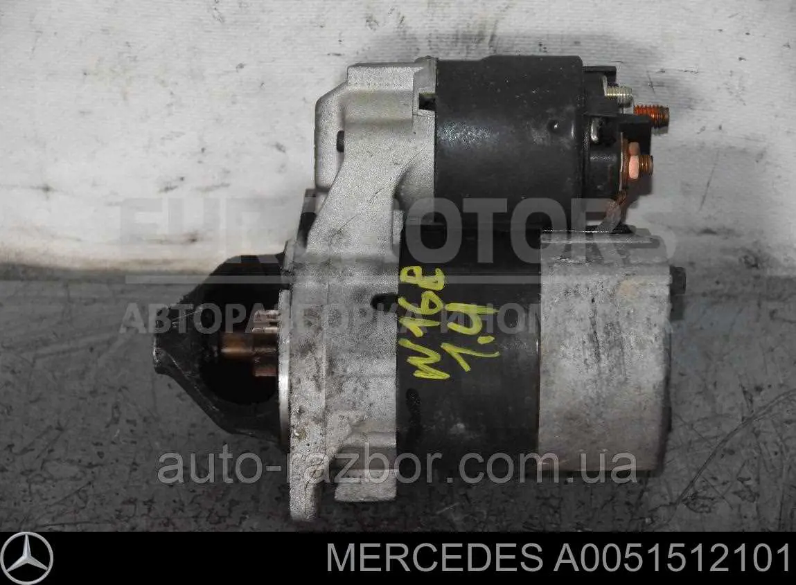 A0051512101 Mercedes motor de arranco