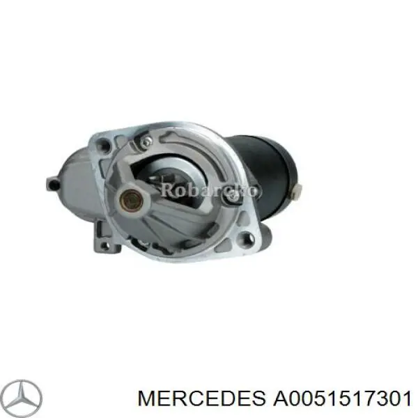 A0051517301 Mercedes motor de arranco