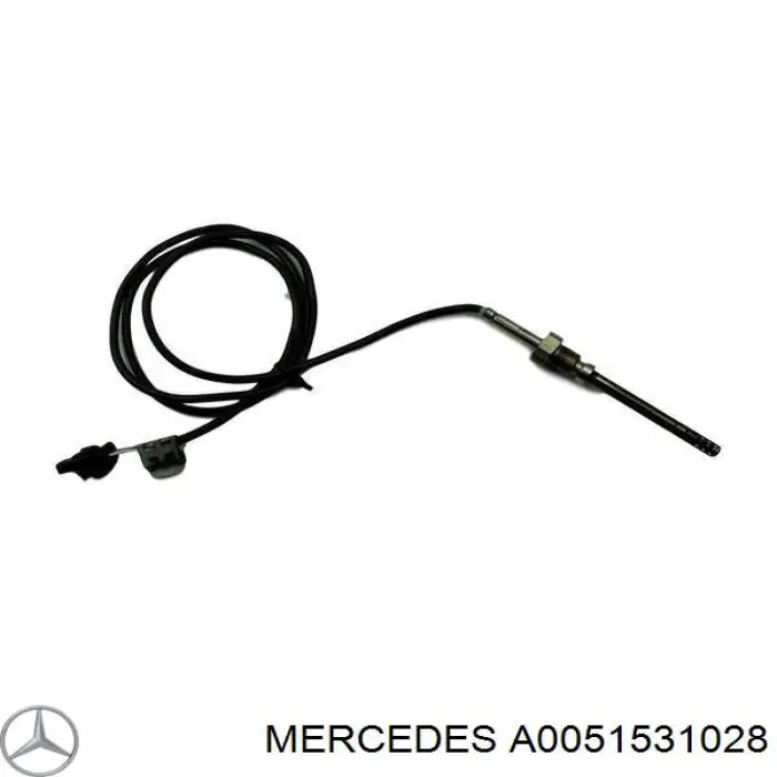 A0051531028 Mercedes датчик температуры отработавших газов (ог, в катализаторе)