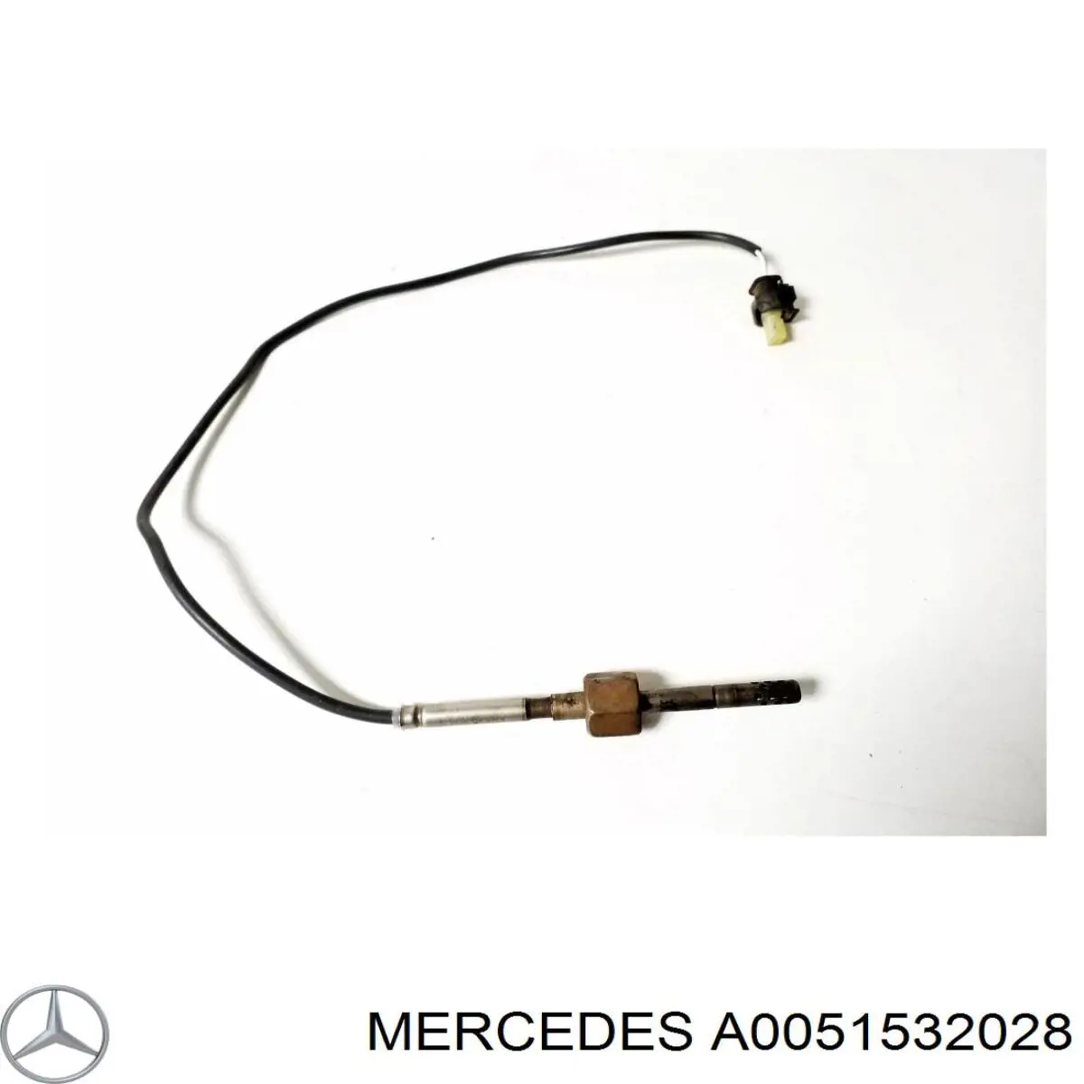 A0051532028 Mercedes sensor de temperatura dos gases de escape (ge, até o catalisador)