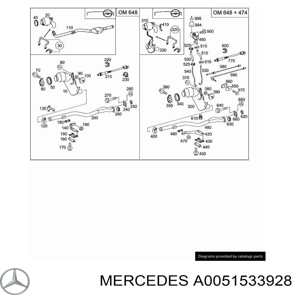 A0051533928 Mercedes 