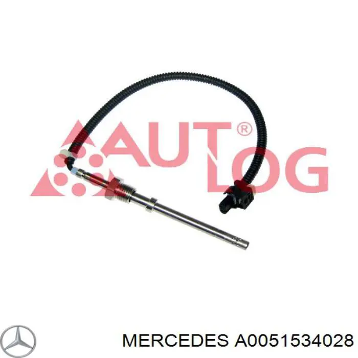 Датчик температуры отработавших газов Mercedes A0051534028