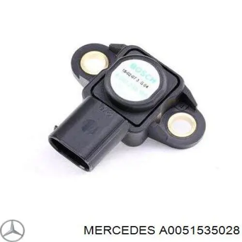 A0051535028 Mercedes sensor de pressão no coletor de admissão, map