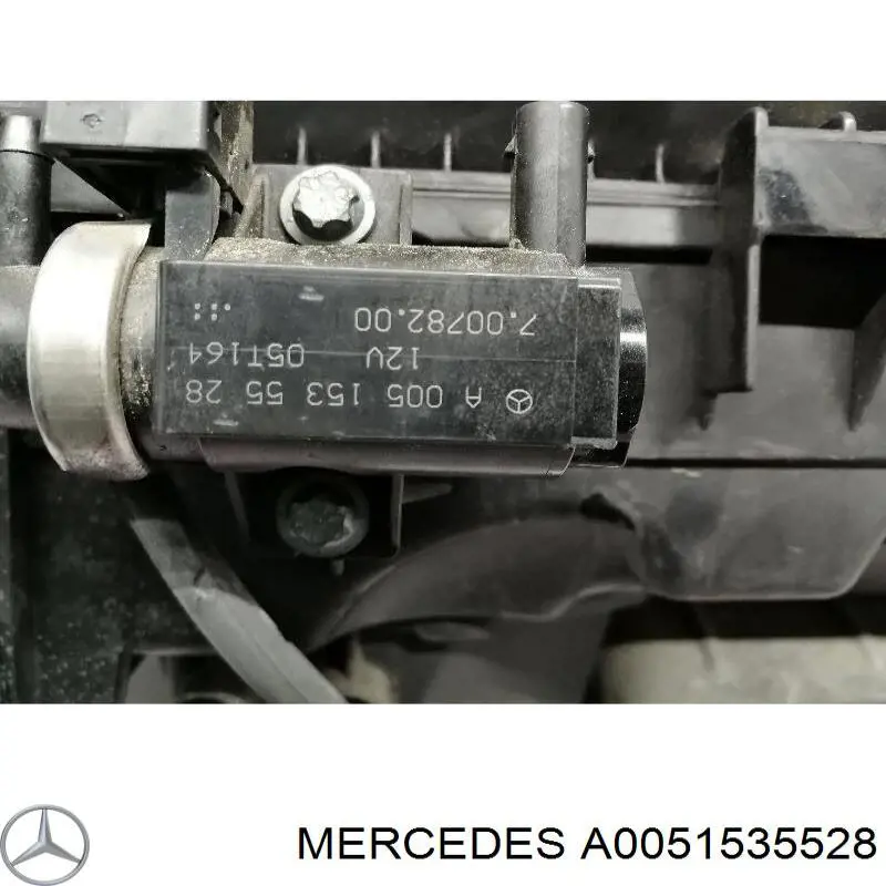 Клапан преобразователь давления наддува (соленоид) A0051535528 Mercedes
