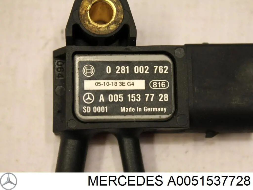 A0051537728 Mercedes датчик давления выхлопных газов