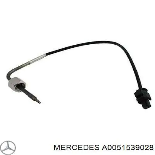 Датчик температуры выхлопных газов перед сажевым фильтром Mercedes A0051539028 цена, от 31.39 USD
