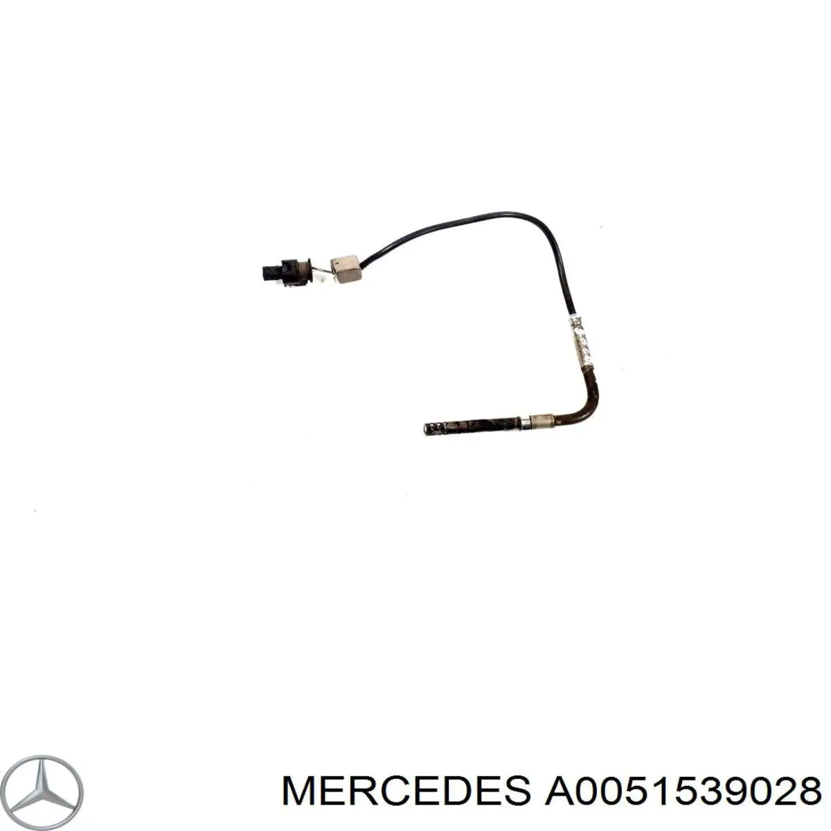 Купить A0051539028 Mercedes Датчик температуры отработавших газов (ОГ), перед сажевым фильтром