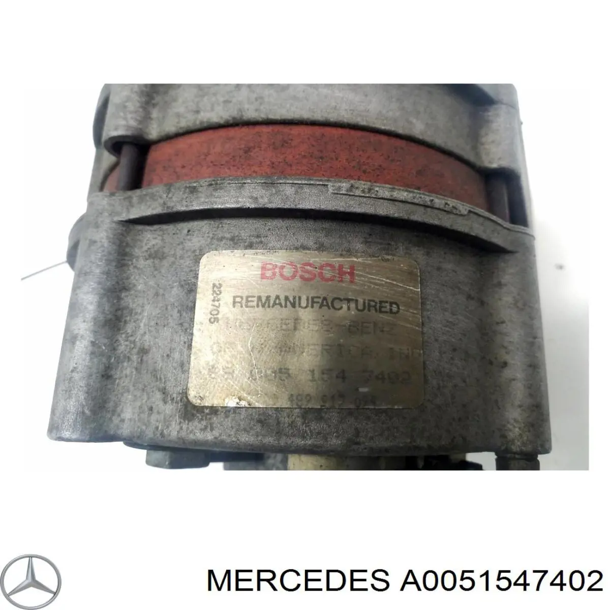 Автомобильный генератор Mercedes A0051547402 цена, от 191.20 USD