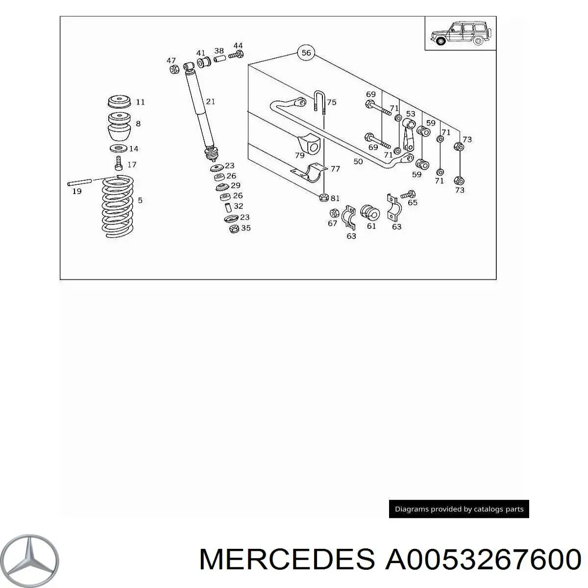  0053267600 Mercedes